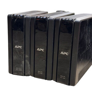 Lot of 3 APC BACK-UPS PRO 1300 Battery Backup BR1300G 24v 10-Outlet NO BATTERY